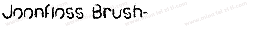 Joonfloss Brush字体转换